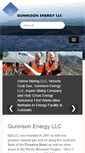 Mobile Screenshot of gunnisonenergyllc.com